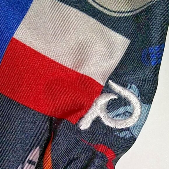 Plum Practicewear Gymnastics Leotard Houston Texas Theme Child Large CL - Picture 4 of 5